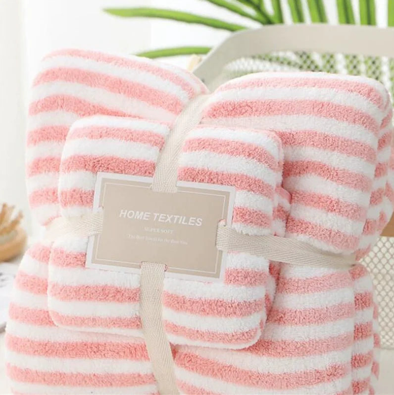 70x140cm Bamboo Charcoal Coral Velvet Bath Towel For Adult Soft Absorbent Bamboo Carbon Fiber Household Bathroom Towel Sets