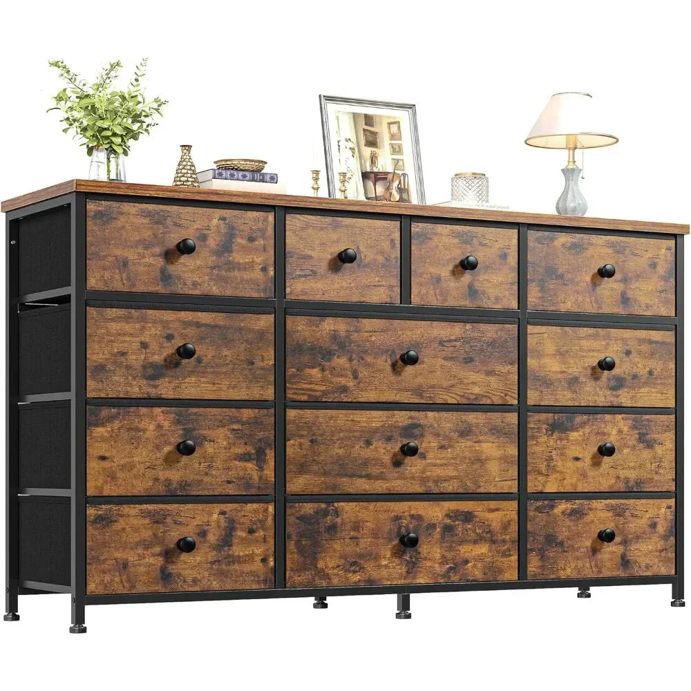 Bedroom Dresser With 13 Drawers Modern Storage Chest