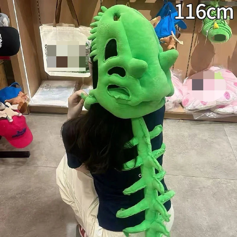 New Alien Skeleton Dinosaur Mask Funny Costume Headwear Horror 3D Dinosaur Skeleton Halloween Decor Party Dress up Accessories