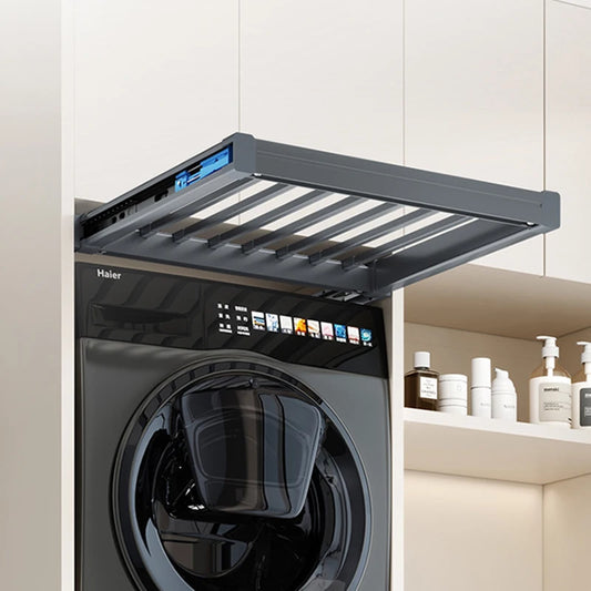 OEMG Retractable Pull Out Clothes Drying Rack For Balcony