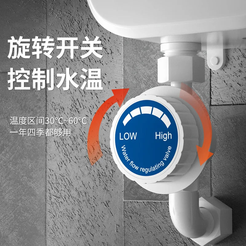 Essential Installation Accessories 110V-220V Instant Water Heater Digital Display