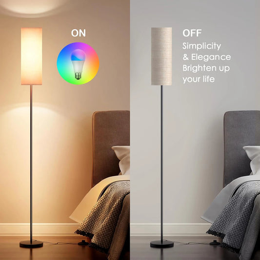 Modern Floor Lamp Standing Light for Bedroom and Living Room