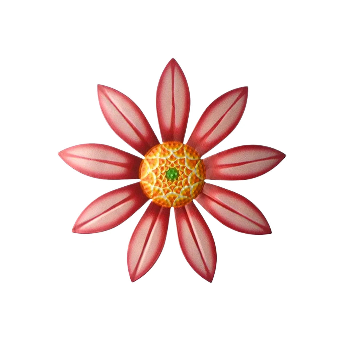Sunflower Wall Art Decor: 6.5'' Metal Sunflower for Home Office, Garden, Patio, Wedding, Party, Fence, Wall Art, Wall Sculptures