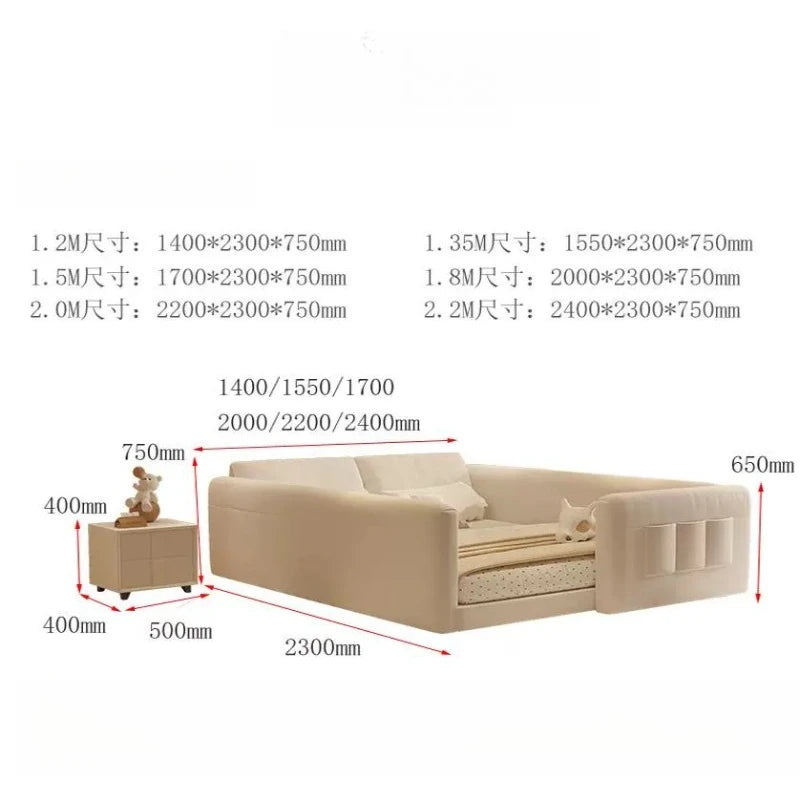 Luxury Fancy Bed Minimalist King Size Princess Sleeping Bed French Kids Camas De Matrimonio Dormitorio House Accessories