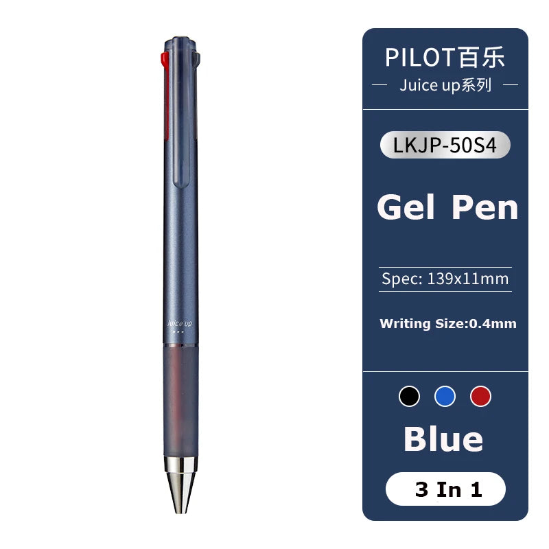 Japan Pilot JUICE UP Multifunctional Gel Pen 0.4MM 3Colors/4Colors Ballpoint Pens Back To School Office Statioinery Supplies