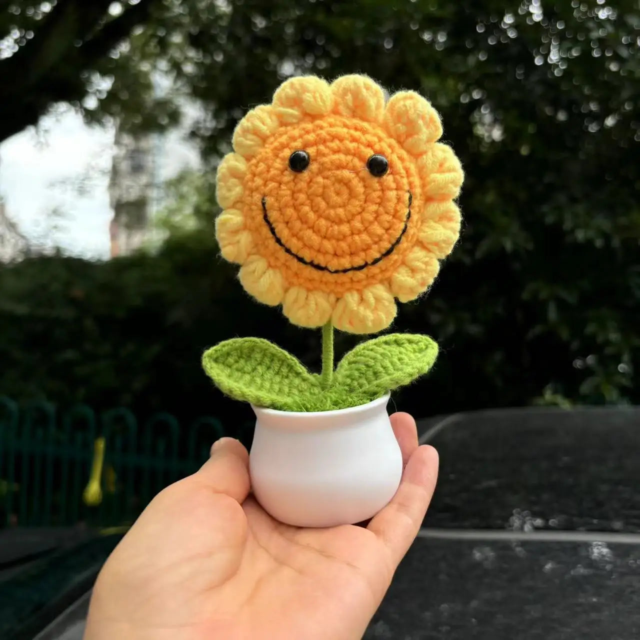 Positive Crochet Animals Christmas Birthday Gifts for Women Men Emotional Mom Dad Daughter Sister Friend Desk Home Fall Decor