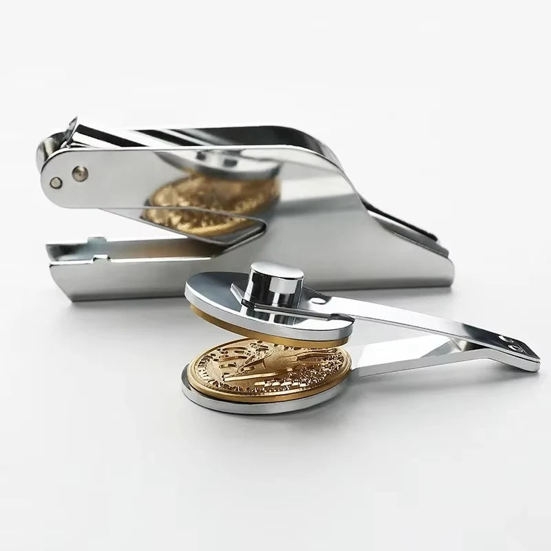 Logo Custom Seal Handheld Embosser Stamp for Diplomas and Awards