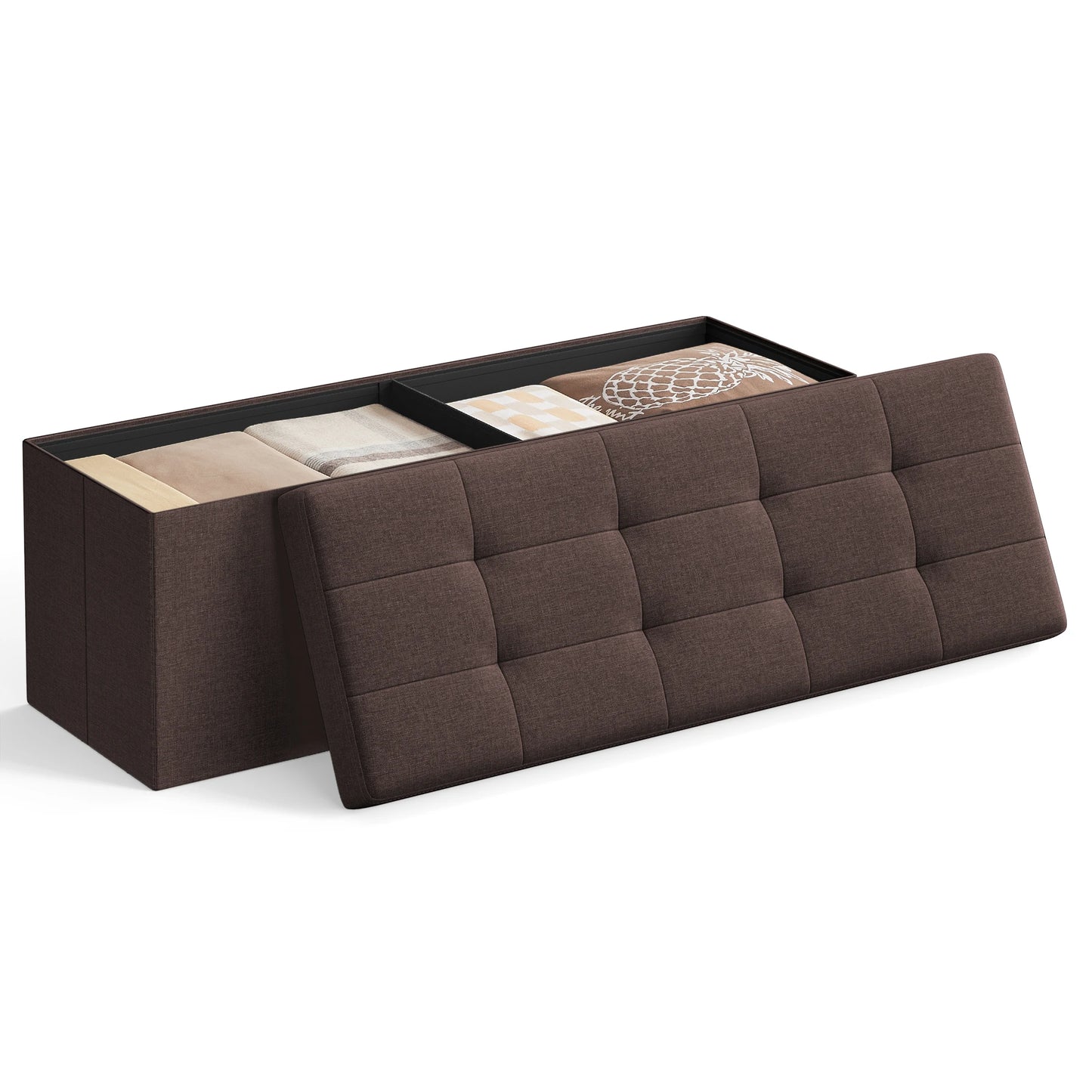 Mazie Collection Folding Storage Ottoman Bench by Songmics