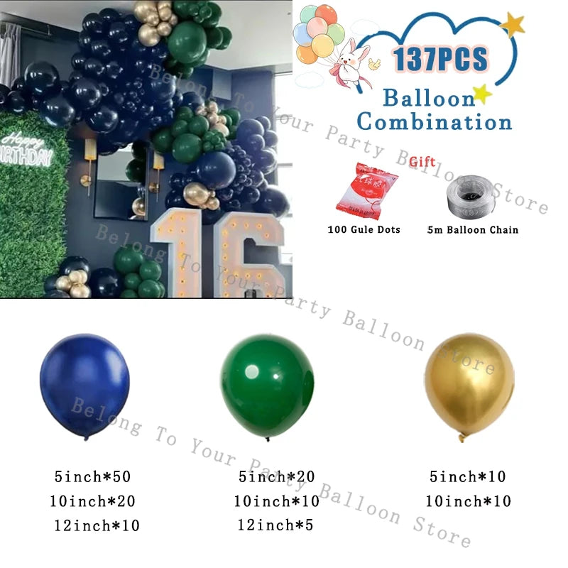 Balloon Garland Arch Kit For Wedding And Birthday Party Decoration