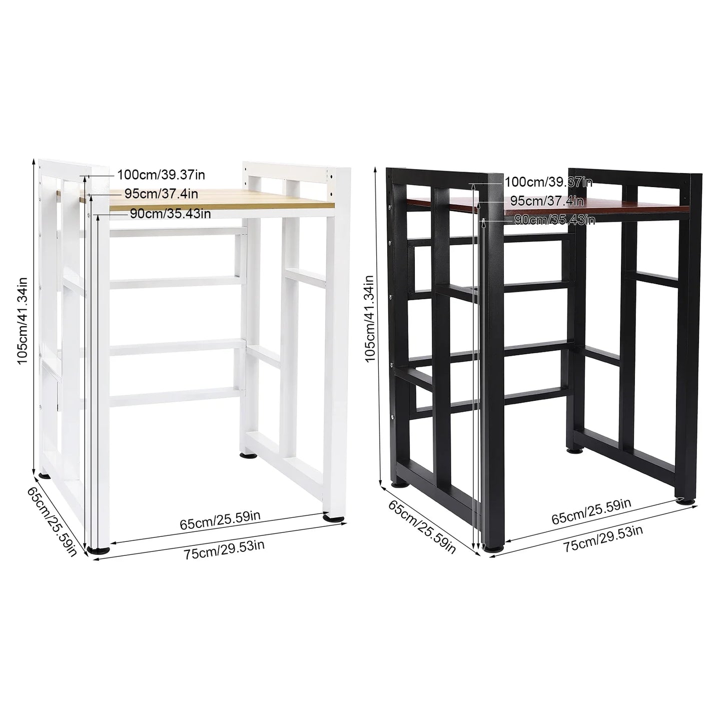 Washer And Dryer Storage Shelf Dual Tier Load Bearing 190kg