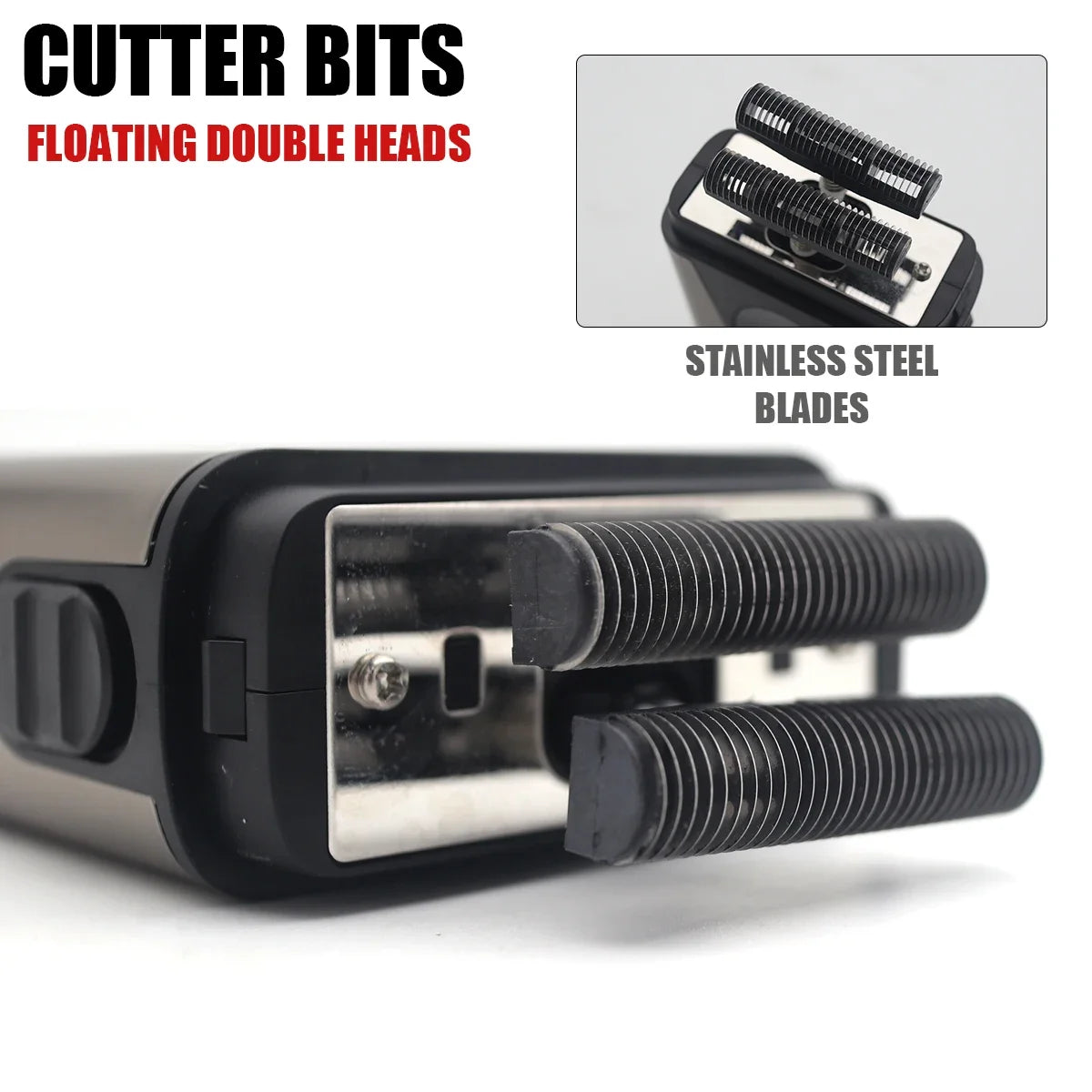 Mens Electric Shaver with 9200RPM Magnetic Levitation Motor and LCD Display Professional Barber Shaver for Barbershop