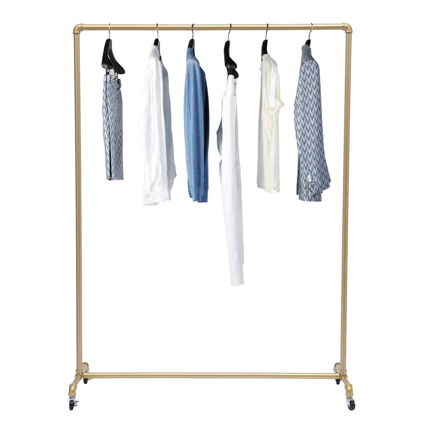 Galvanized Pipe Coat Rack Free Standing for Hallways and Entryways