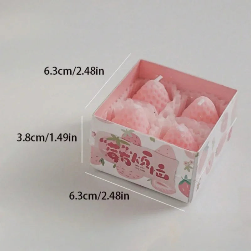 Cookie Shaped Scented Candles Gift Box Set Handmade Wax