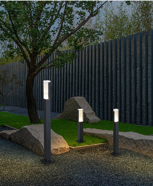 Acrylic Lawn Light Outdoor Waterproof IP65 10W LED Lighting New Aluminum Column Garden Path Garden Landscape Light AC85-265V