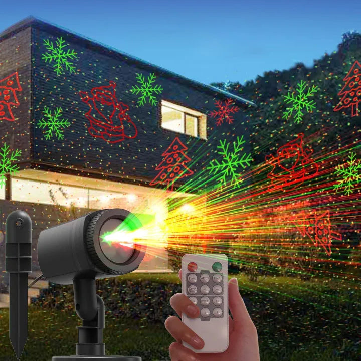 DXst Christmas Outdoor Projector Lights With Remote And 12 Patterns