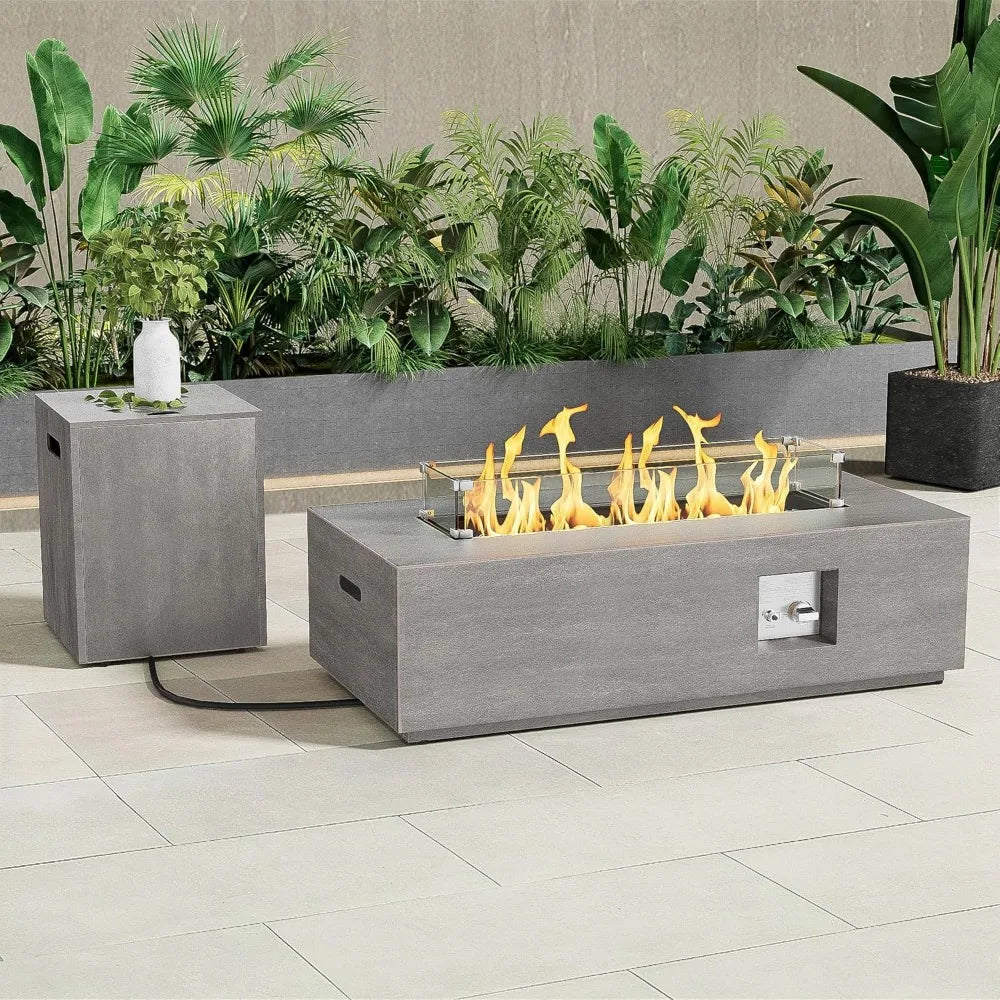 Outdoor Propane Fire Pit Table 50000 BTU Patio Unit