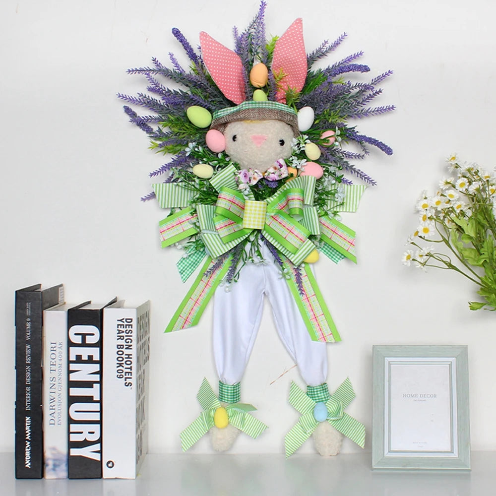 Easter Bunny Wreath For Wall And Garden Decor Indoor Outdoor