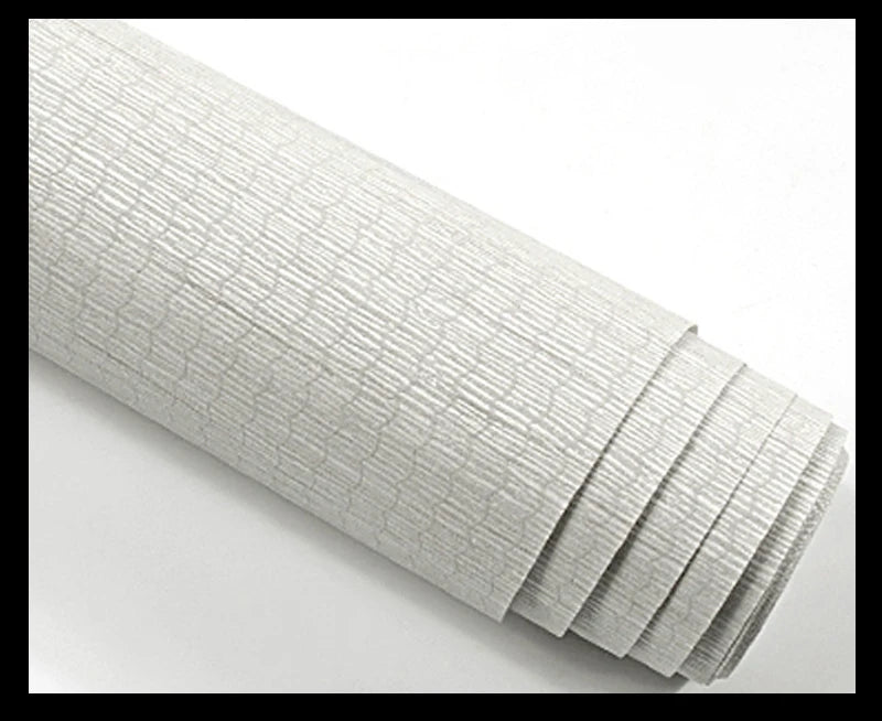 Modern Simple Solid Color Straw Linen Wallpaper Non-woven Grey Wall Paper Roll Living Room Bedroom TV Background Wall Home Decor