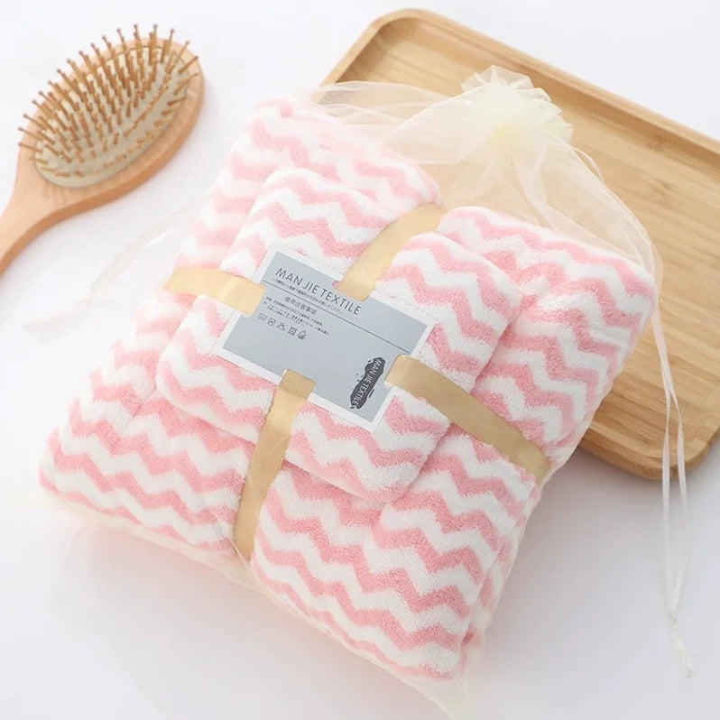 70x140cm Bamboo Charcoal Coral Velvet Bath Towel For Adult Soft Absorbent Bamboo Carbon Fiber Household Bathroom Towel Sets