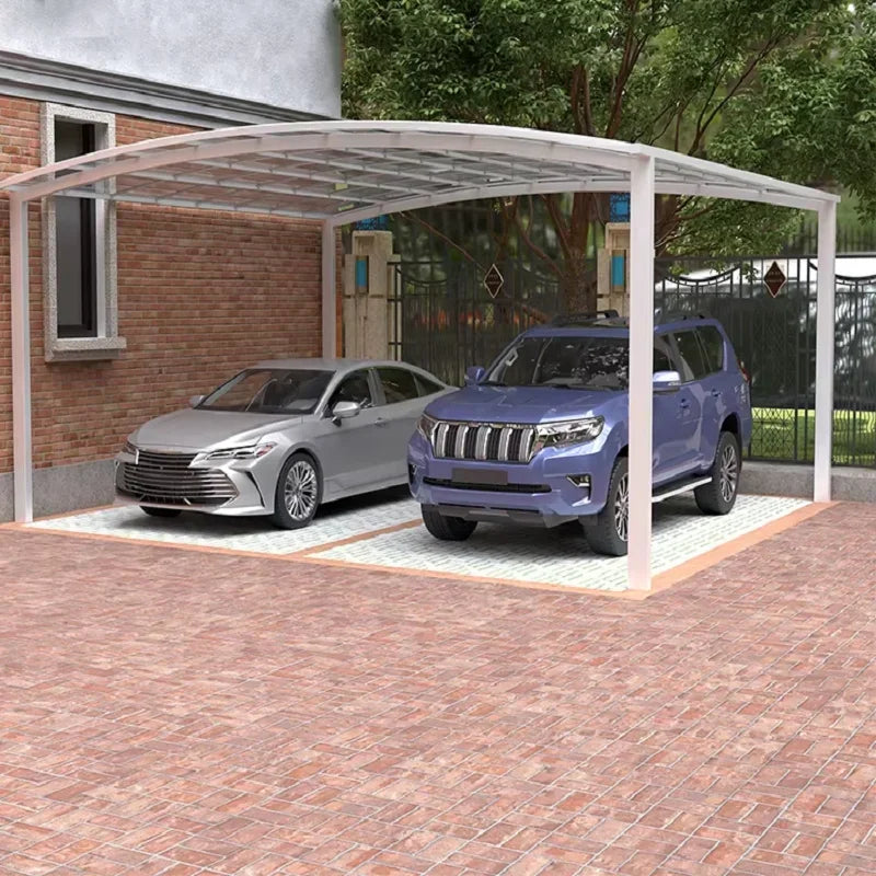 OneAlu Modern Custom Aluminum Outdoor Structure - Gazebo, Carport, Sunshade Canopy for Villa, Garden, Patio & Flower Stand