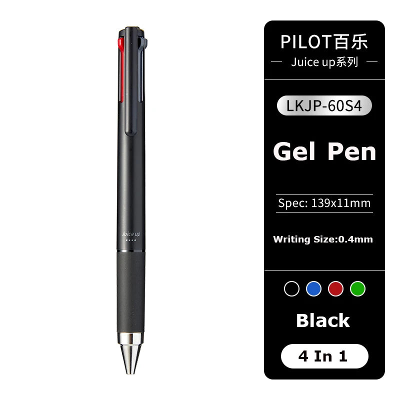 Japan Pilot JUICE UP Multifunctional Gel Pen 0.4MM 3Colors/4Colors Ballpoint Pens Back To School Office Statioinery Supplies