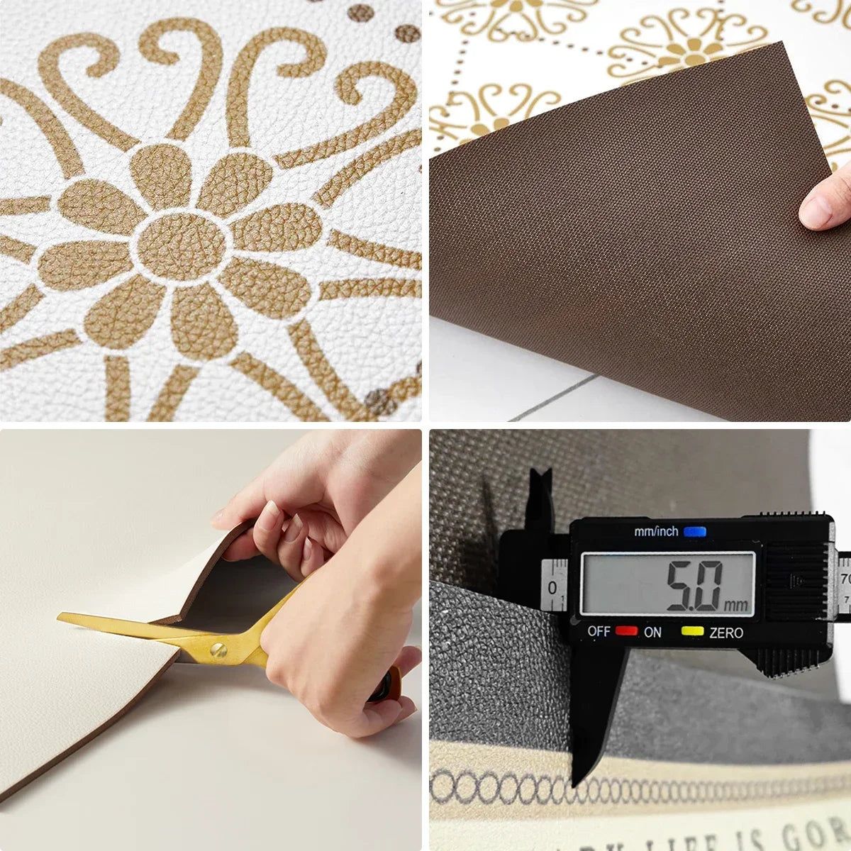 Carpet for Kitchen Floor Mat Marble Leather Waterproof Oil-proof Rug Non-slip Area Rugs Home Decor Alfombra Vinilicas Cocina