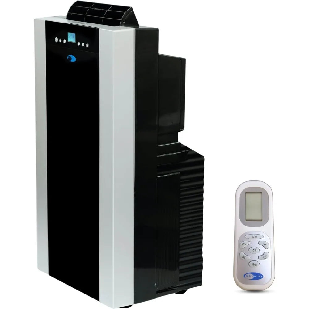 Portable 14,000 BTU Air Conditioner With Dual Hose Dehumidifier