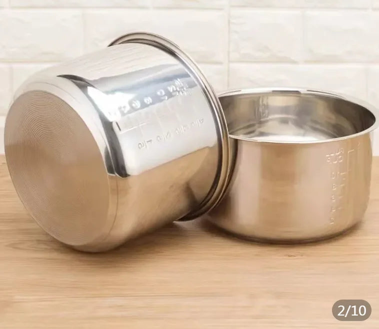 Stainless Steel 304 Nonstick Electric Pressure Cooker Liner For Rice Cooker