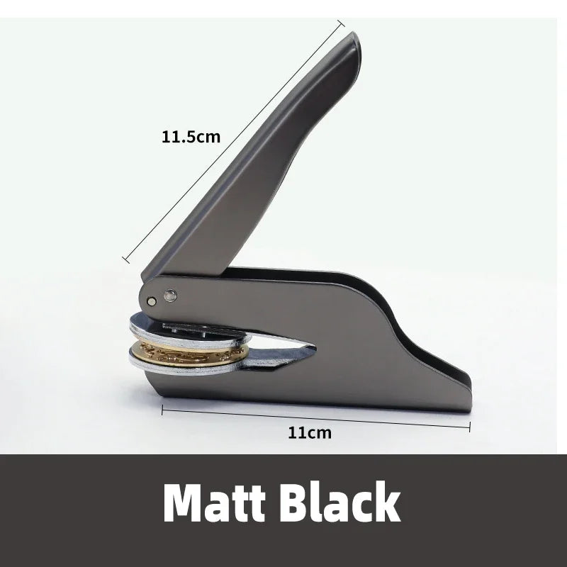 Logo Custom Seal Handheld Embosser Stamp for Diplomas and Awards