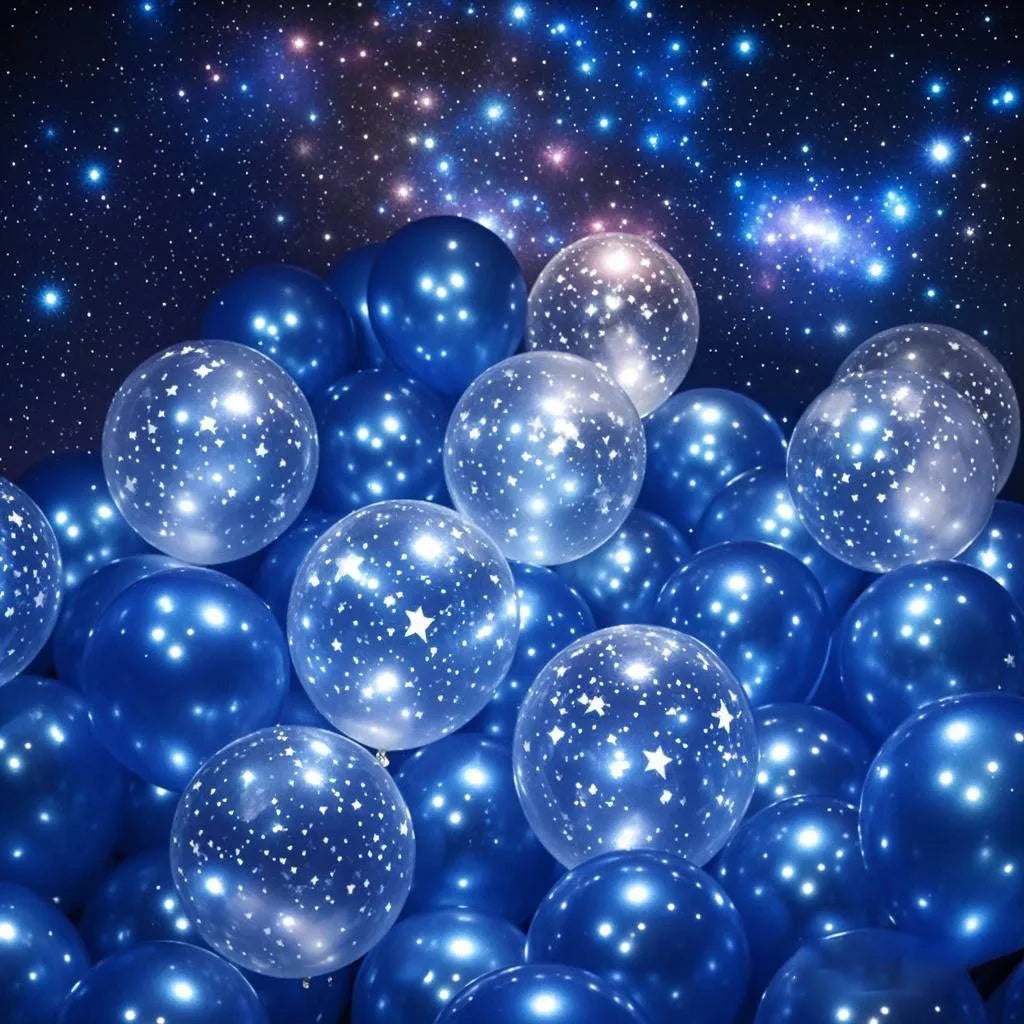 Starry Sky Latex Balloons Set Birthday Wedding Decoration
