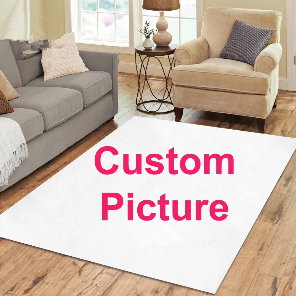 Custom Printed Rectangle Doormat For Living Room Decor