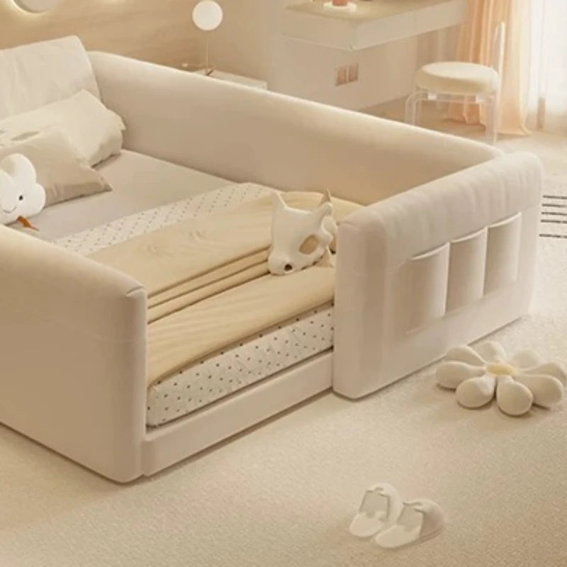 Luxury Fancy Bed Minimalist King Size Princess Sleeping Bed French Kids Camas De Matrimonio Dormitorio House Accessories