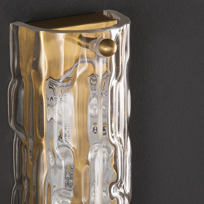 Postmodern Crystal Wall Lamp - Luxury Indoor Art Decor Light for Living Room, Staircase & Hallway Atmosphere Lighting