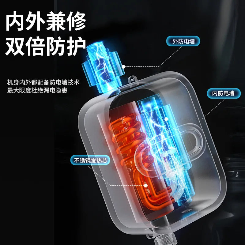 Essential Installation Accessories 110V-220V Instant Water Heater Digital Display