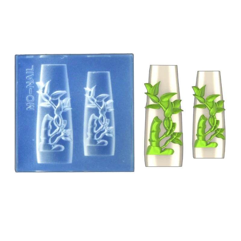 Butterfly- Embossing Silicone Mold Nail Art Carving Mold Suitable for Diy Nail Art Decor Supplies Nail Template Tool