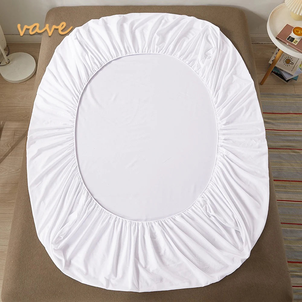 100% Cotton Fitted Sheet with Elastic Bands Non Slip Adjustable Mattress Covers for Single Double King Queen Bed,140/160/200cm