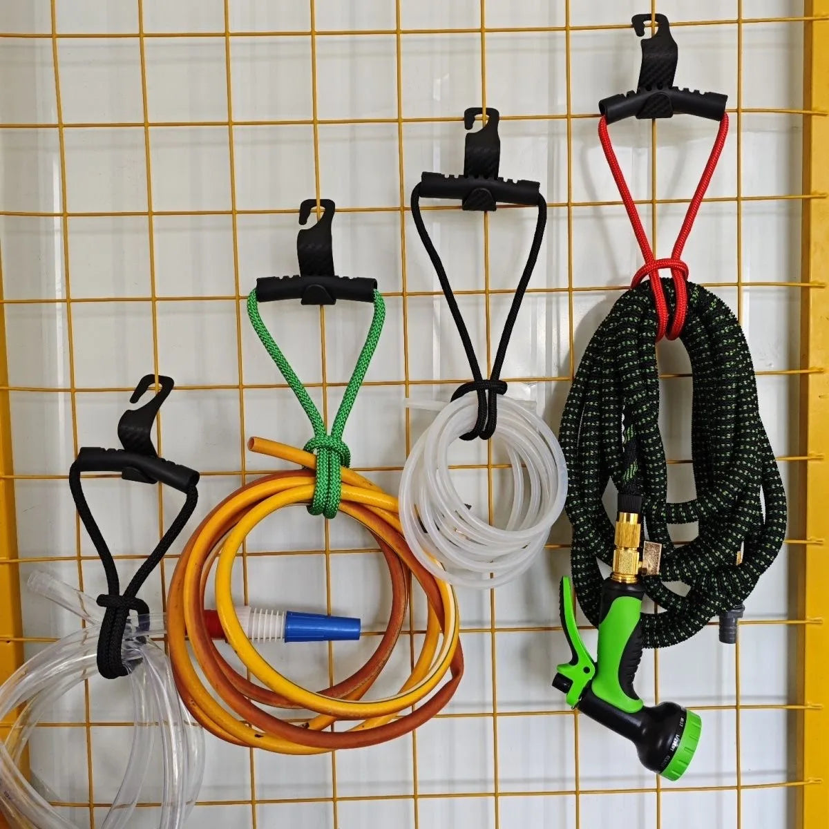 Storage Strap Heavy-Duty Hook and Loop Cord Carrying Strap, Hanger, and Organizer with Handle for Pool Hoses Garden Hoses Cables