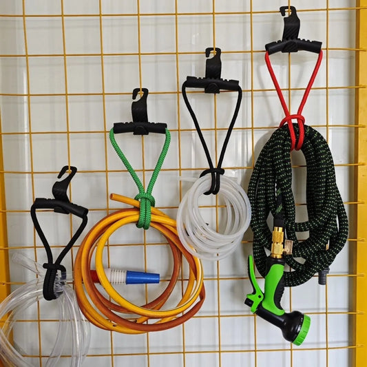 Storage Strap Heavy-Duty Hook and Loop Cord Carrying Strap, Hanger, and Organizer with Handle for Pool Hoses Garden Hoses Cables
