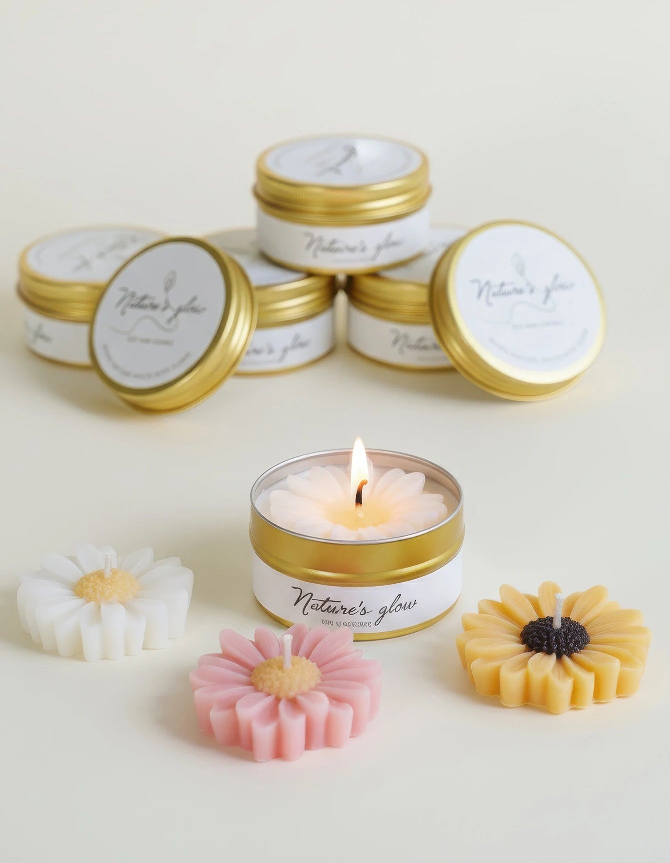 Feature Chamomile Scented Soy Candle Tin For Relaxation
