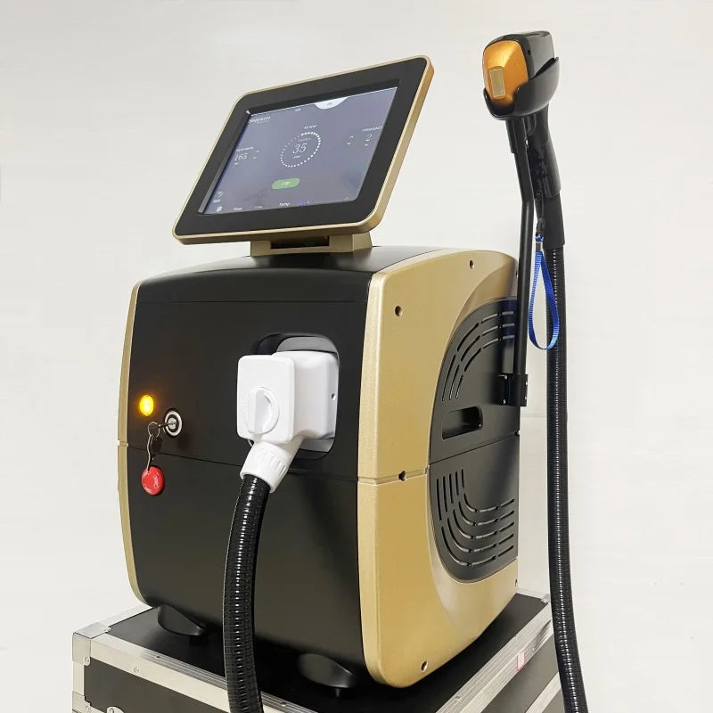 Completely Upgraded 808nm Diode Ice Titanium Laser Body Hair Removal Machine 4 Waves Face Hair Remove for Salon Epilator Unisex