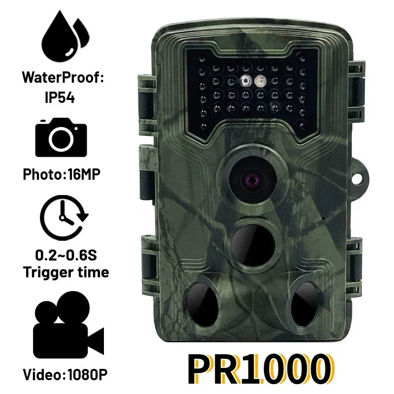 POMIACAM PR1000 Hunting Camera 16MP 1080P Infrared Outdoor Wildlife