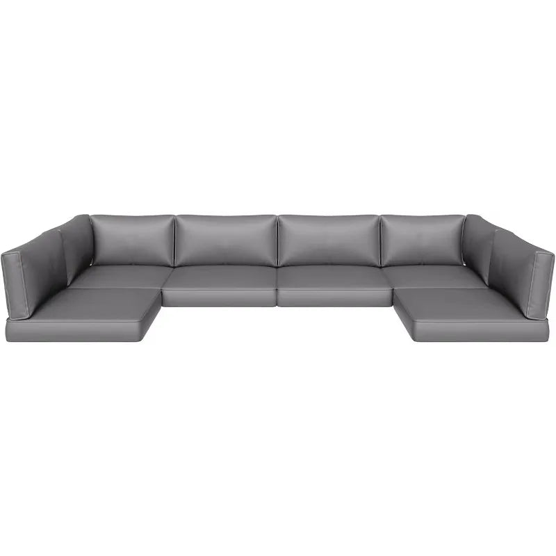 [Discounted Price!]Outdoor Replacement Cushions for Patio Furniture, Deep Seat Outdoor Cushions for 6-Seat Wicker Sectional