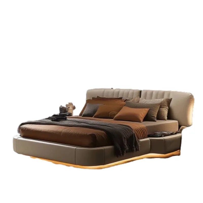 Elegant Multifunctional King Size Bed Luxurious Design Ultimate Comfort Transformr Bedroomto A Relaxing Oasis Decoration