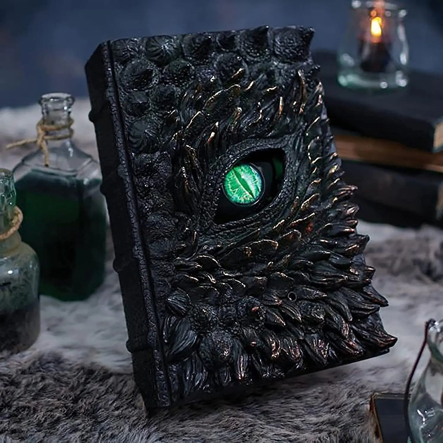 Necronomicon Dark Magic Book 3D Demon Evil Dead Summon Notebook Decoration Horror Movie Prop Collection Gift Halloween Decor