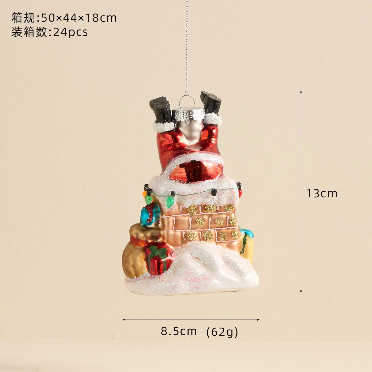 New Shaped Glass Christmas Ball Christmas Tree Pendant Colorful Macaron Cake Painted Ball Christmas Decorations