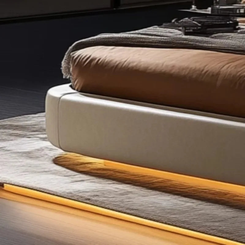 Elegant Multifunctional King Size Bed Luxurious Design Ultimate Comfort Transformr Bedroomto A Relaxing Oasis Decoration
