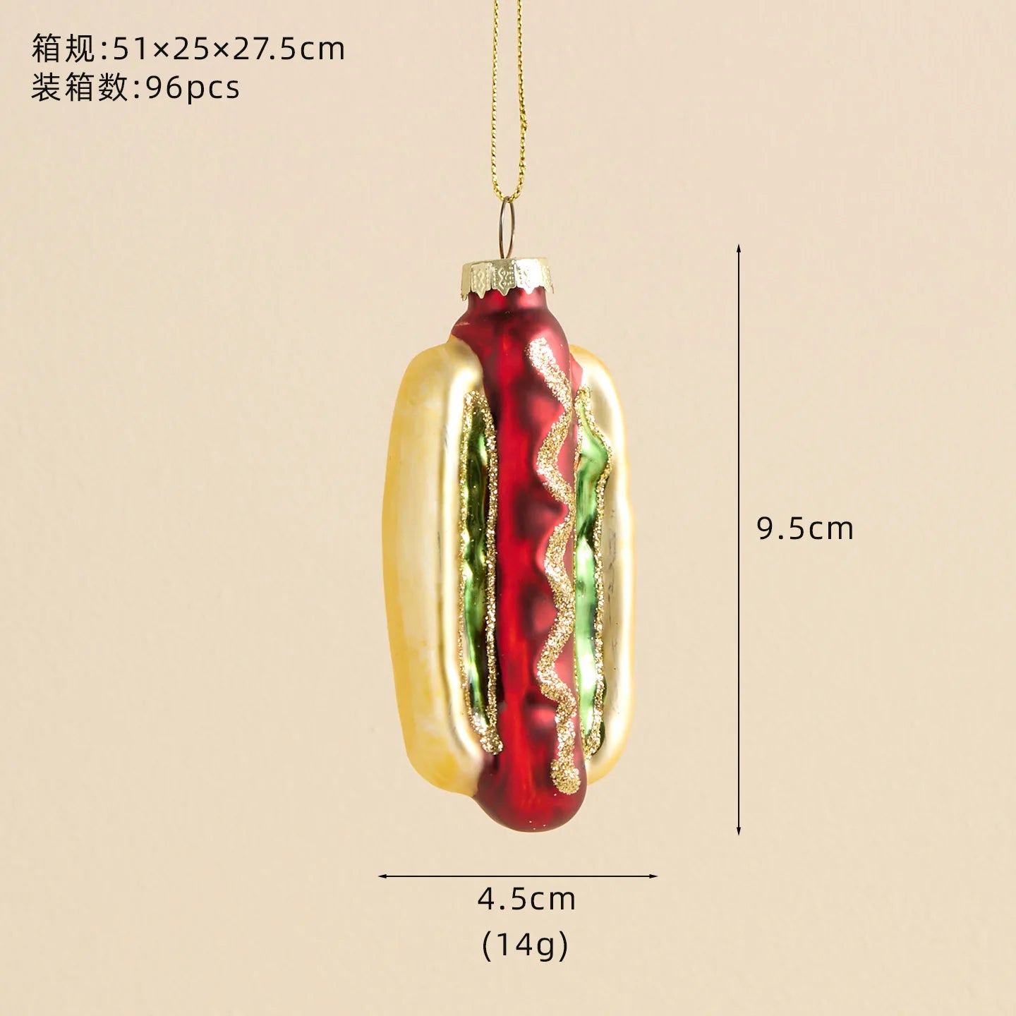 New Shaped Glass Christmas Ball Christmas Tree Pendant Colorful Macaron Cake Painted Ball Christmas Decorations