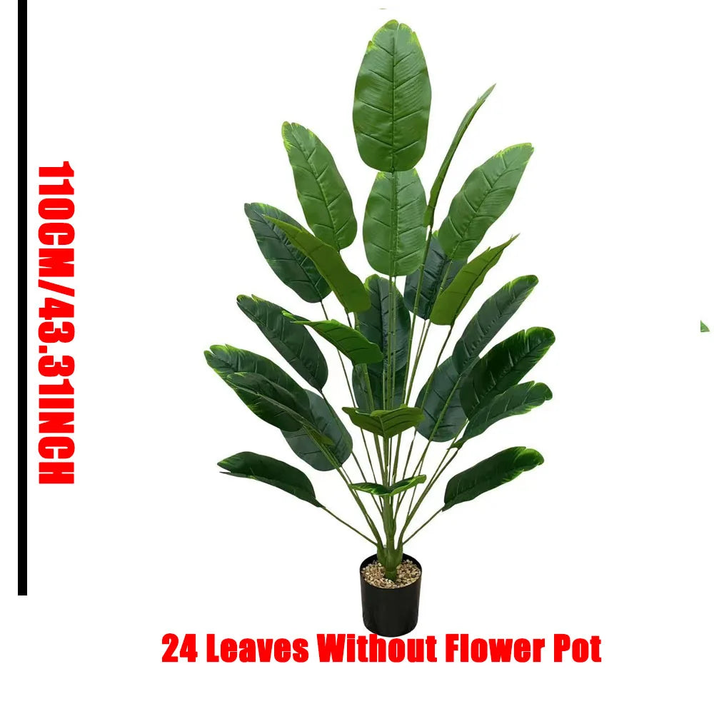Artificial Palm Tree 18 Leaves Tropical Plant Home Decor