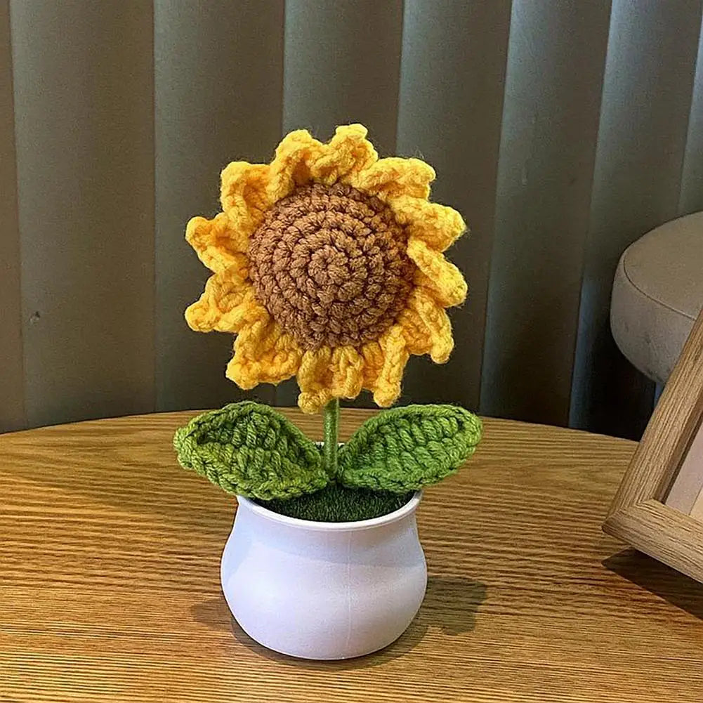 Positive Crochet Animals Christmas Birthday Gifts for Women Men Emotional Mom Dad Daughter Sister Friend Desk Home Fall Decor