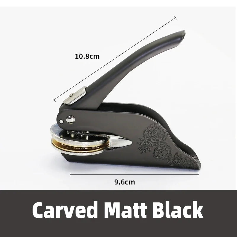 Logo Custom Seal Handheld Embosser Stamp for Diplomas and Awards